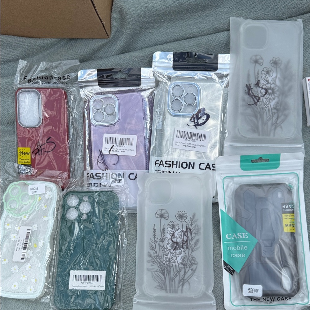 for iPhone - Red, Purple, Green, and Clear